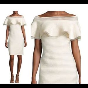 Tadashi Shoji Off the Shoulder Cocktail Dress